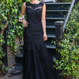 Women's Black Dress - Dave and Johnny Prom Dress.